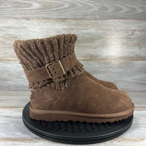 UGG Australia Women’s Cambridge 1006013 Chocolate Suede Boots Size 6 - Picture 3 of 9